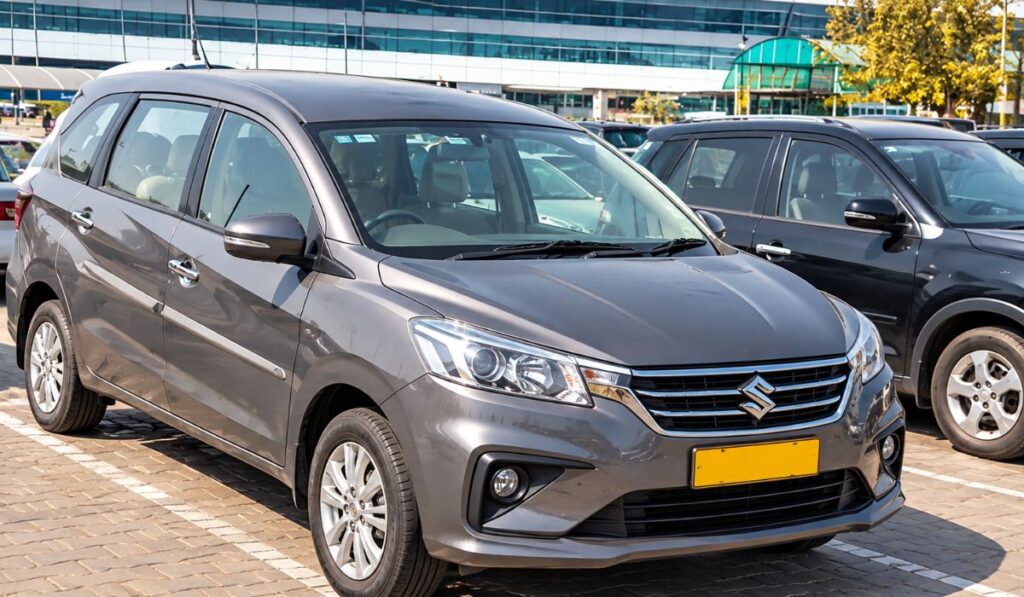 Voiture privée avec chauffeur dans le nord de l'Inde